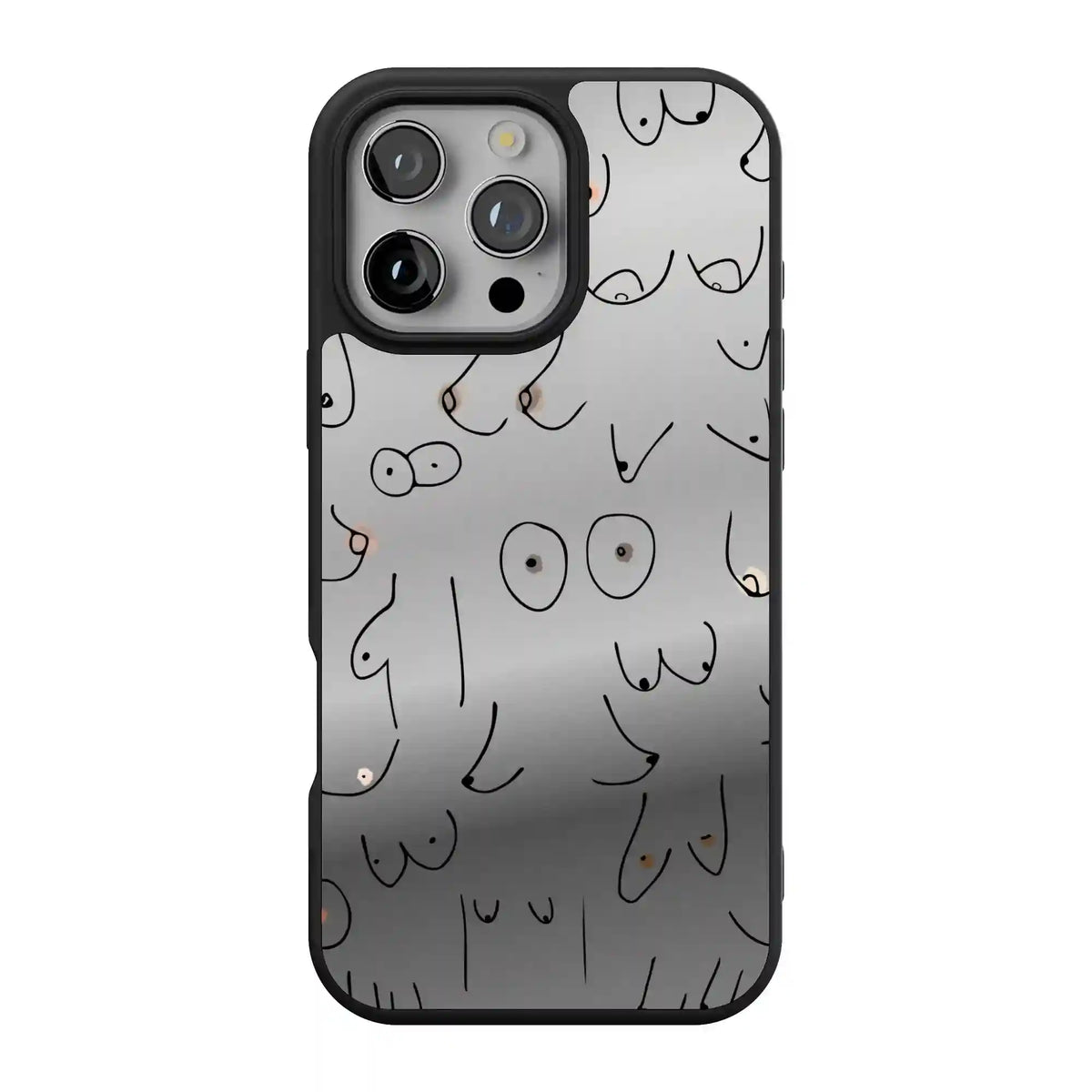 I'm With Her | Black & White Boobs Case