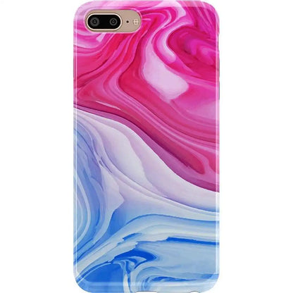 Land & Sea | Marble Swirl iPhone Case