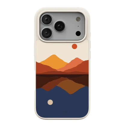 Opposites Attract | Day & Night Colorblock Mountains Case
