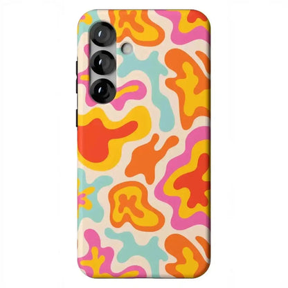 Tropical Color Splash | Abstract Retro Samsung Case