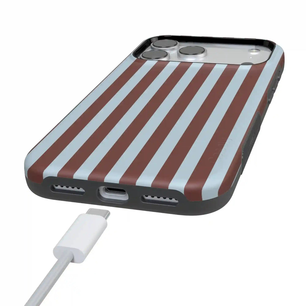 Sunday in Brooklyn | Blue Stripes Case