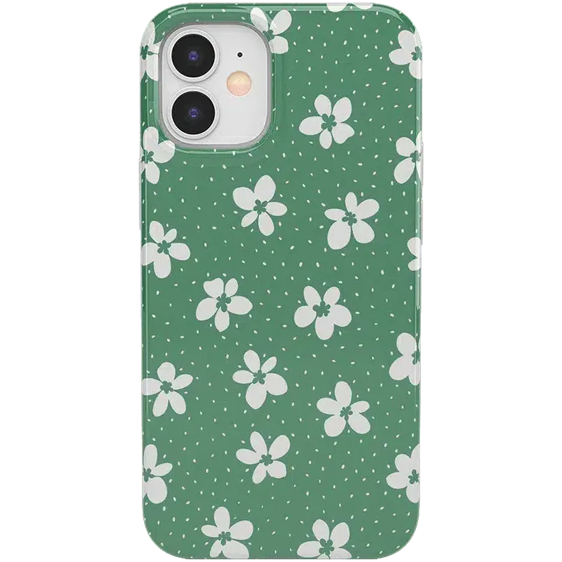 Flower My World | Jade Green Floral Case