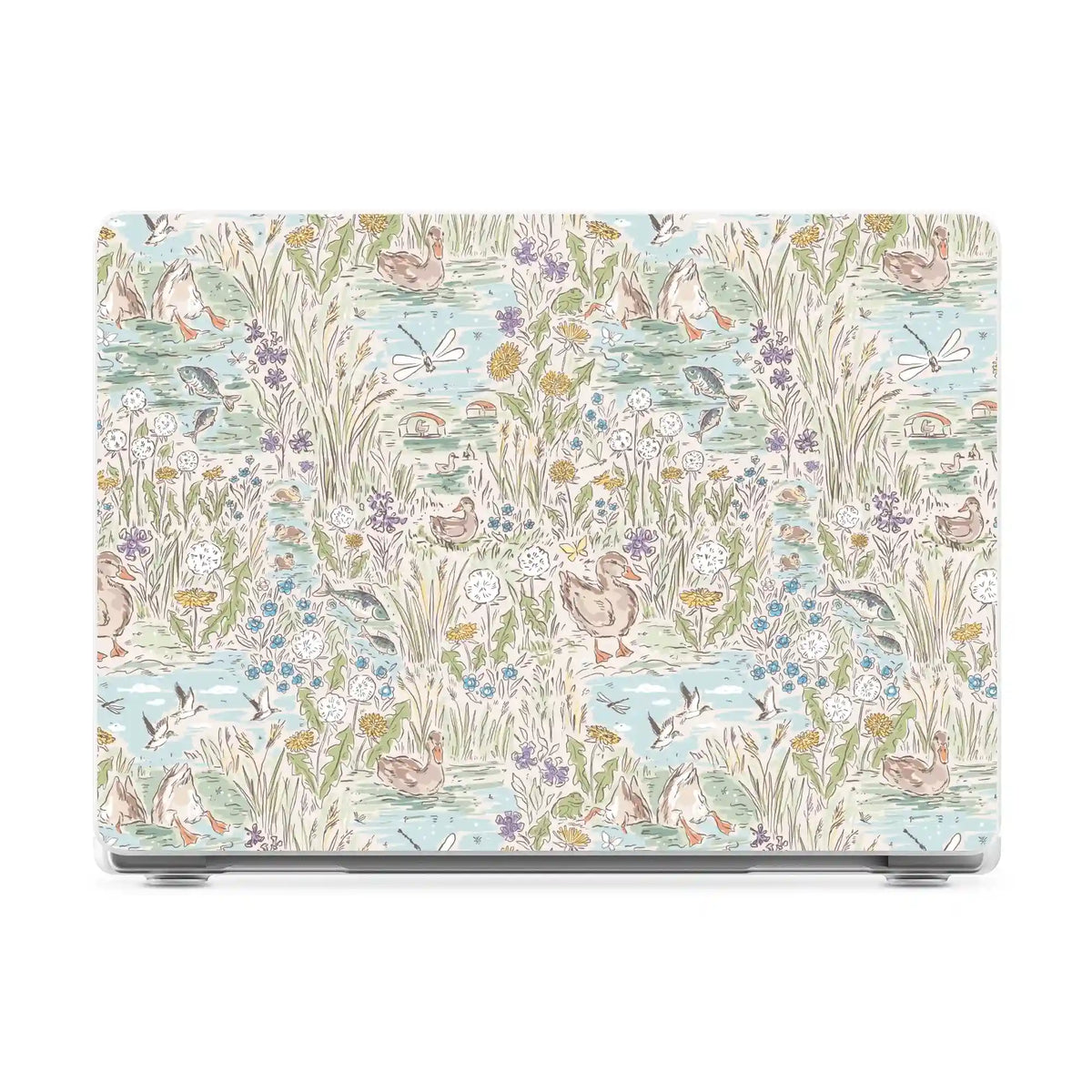 The Waddle Path | Duck Pond Laptop Shell