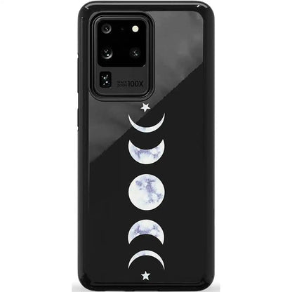 It's Just a Phase | Marble Moon Samsung Case