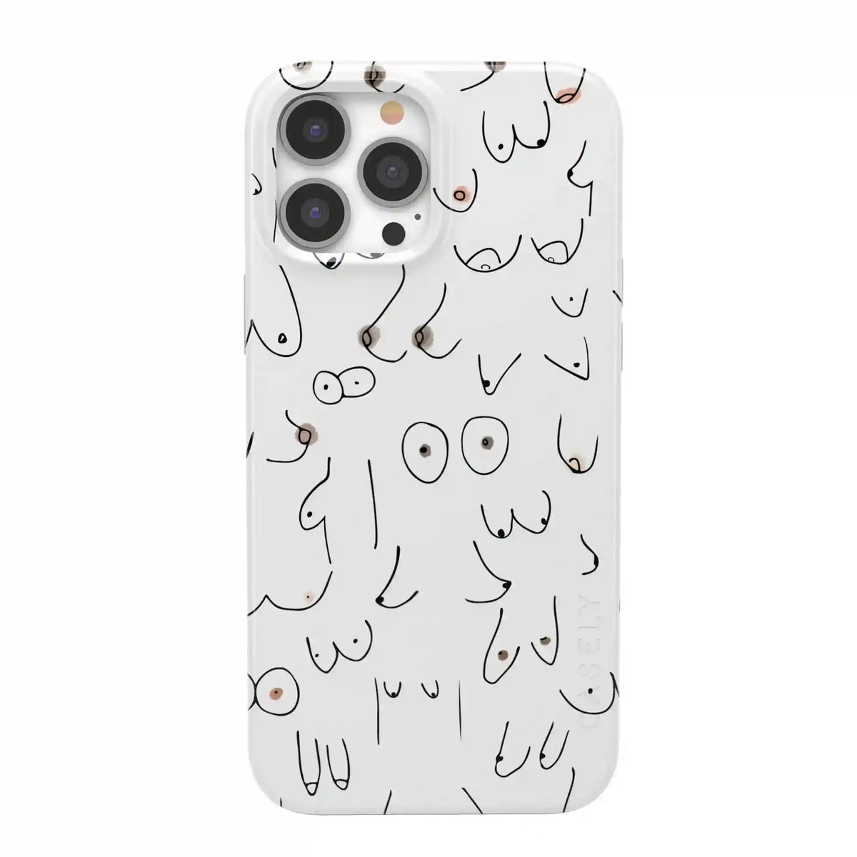 I'm With Her | Black & White Boobs Case