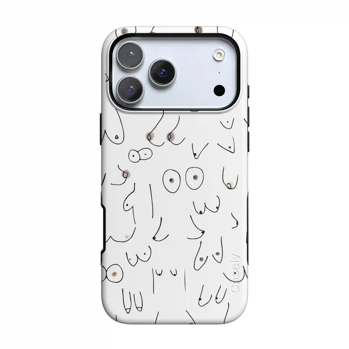 I'm With Her | Black & White Boobs Case