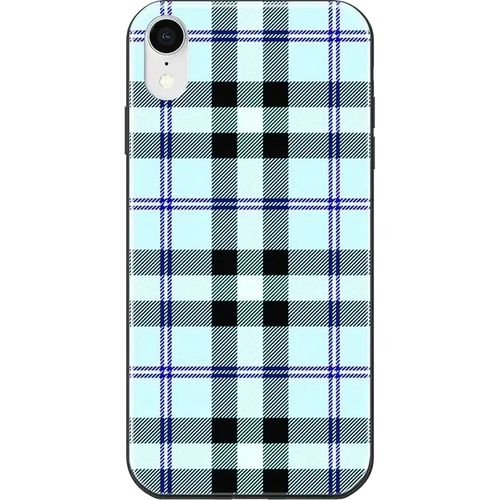 As if! | Light Blue Plaid Case