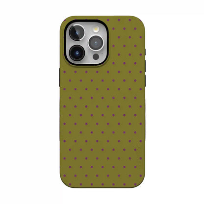 On the Dot | Moss & Plum Dots Case