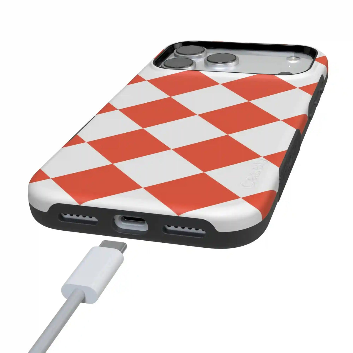 Red Checkerboard | High Contrast Design Case