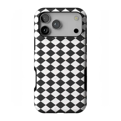 Salem's Hex | Black & White Checkered Case