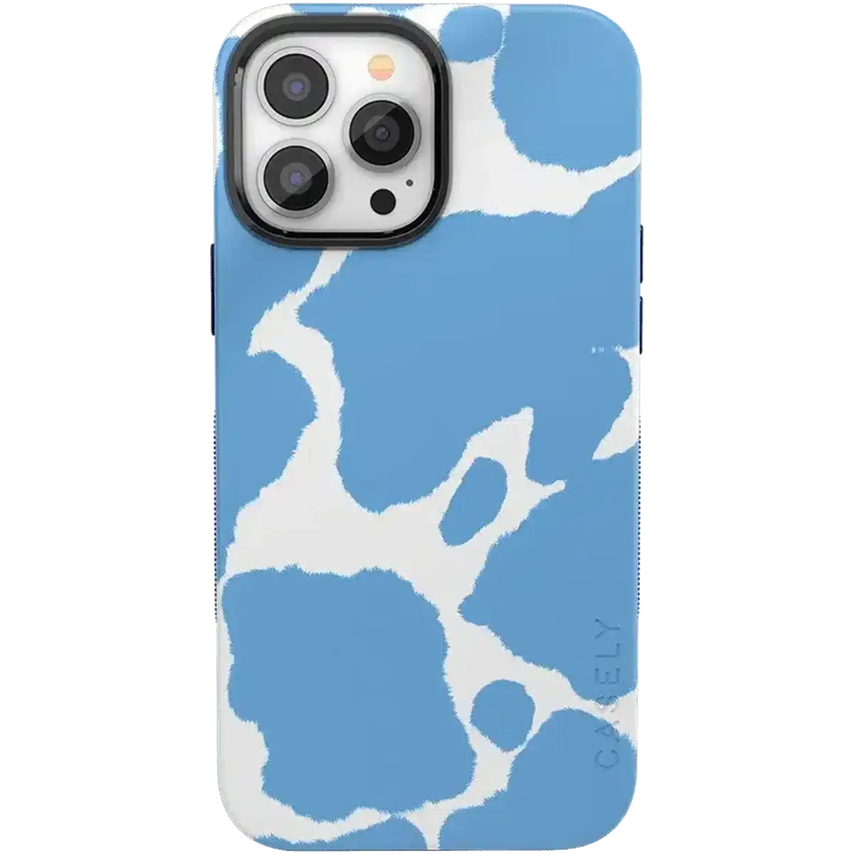Current MOOd | Light Blue Cow Print Case