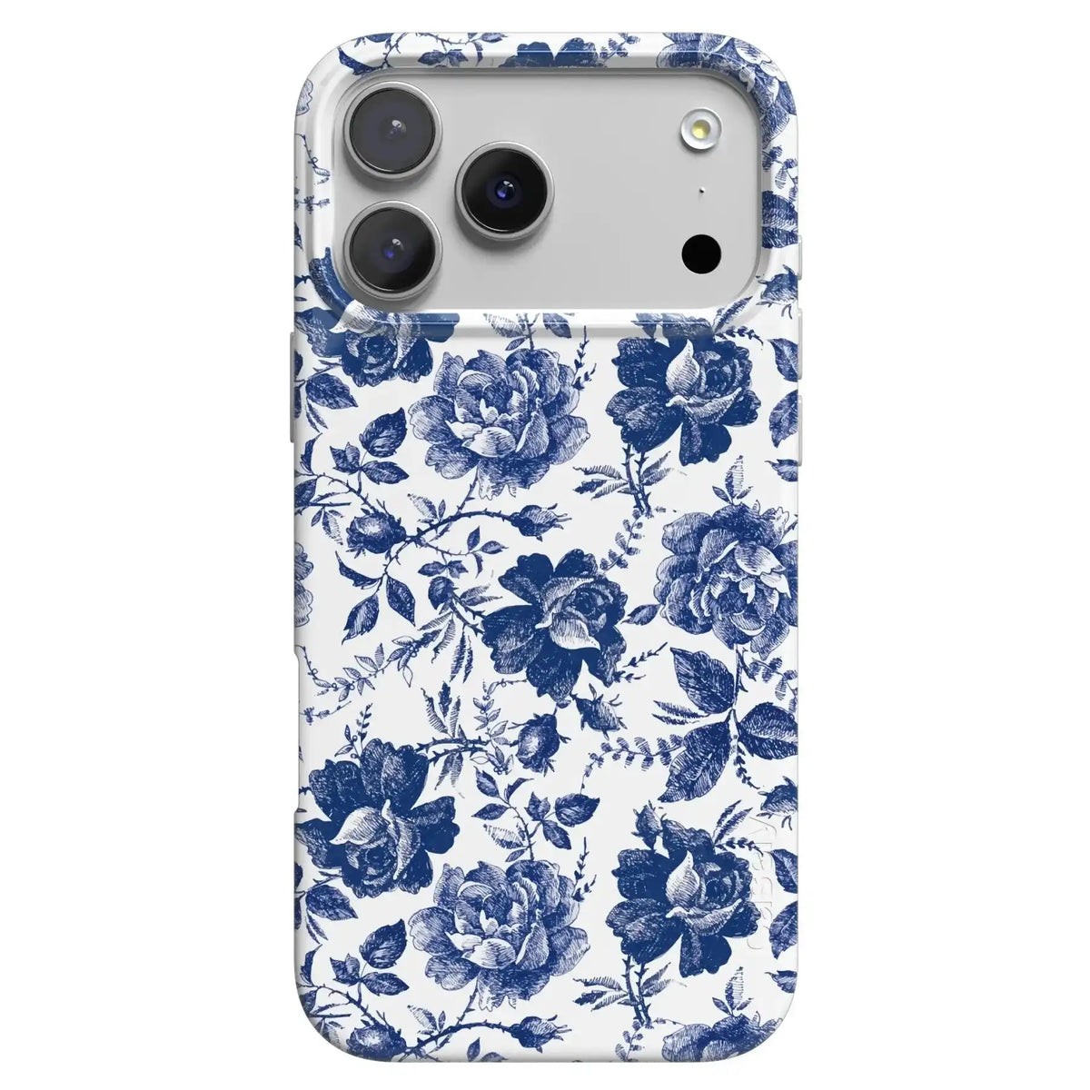 Rose to Fame | Blue & White Rose Floral Case