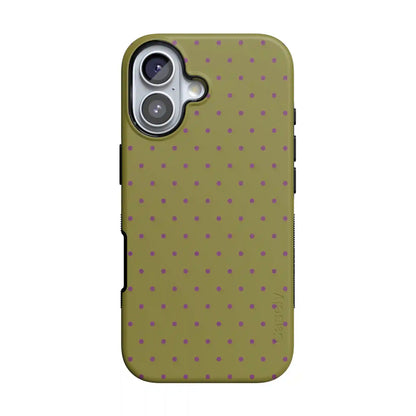 On the Dot | Moss & Plum Dots Case