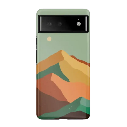 Endless Peaks | Colorblock Mountain Google Pixel Case