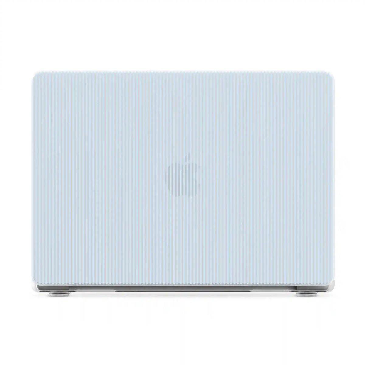 Stripes and the City | Light Blue Pinstripe Laptop Shell