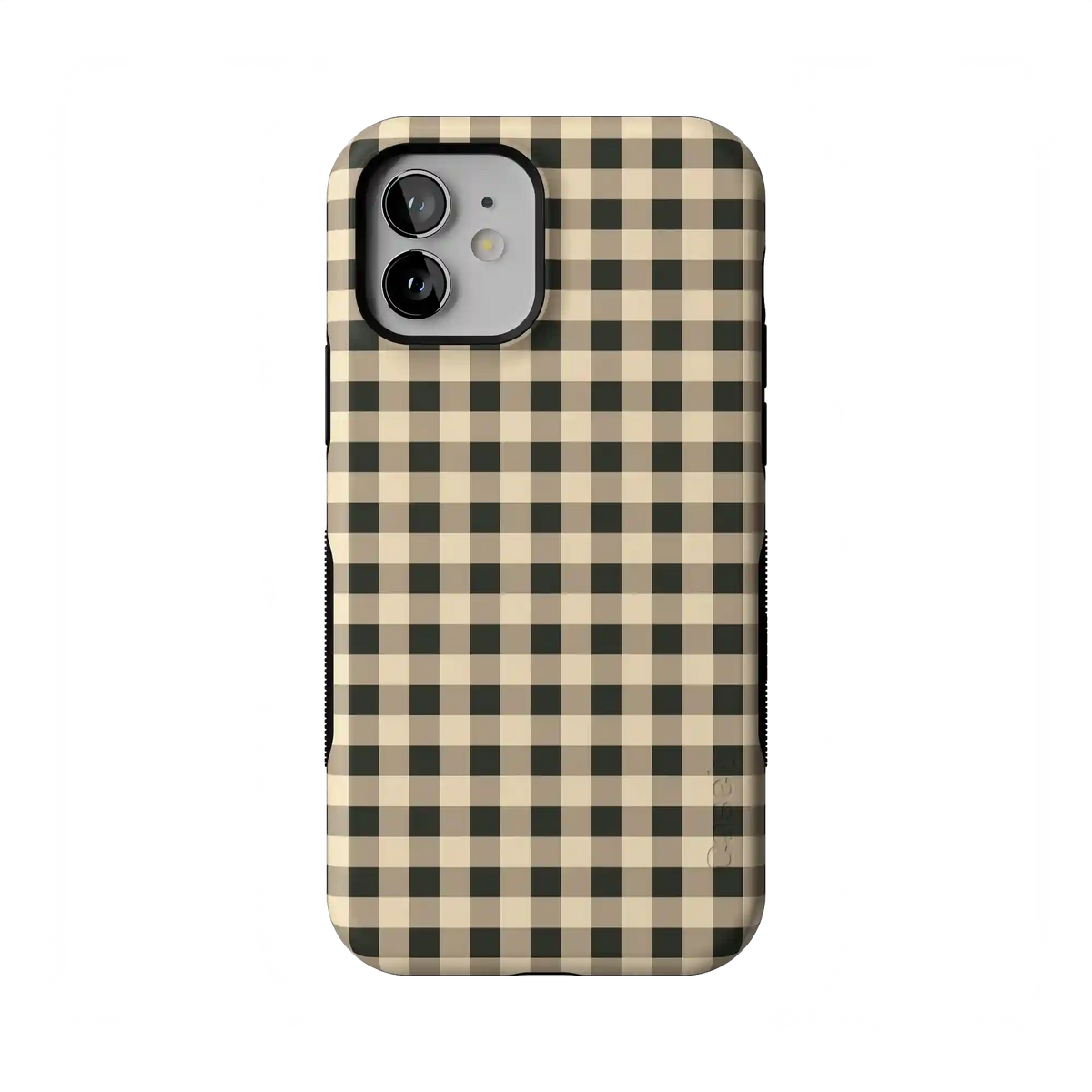 Cedar Lane | Black & Cream Gingham Case