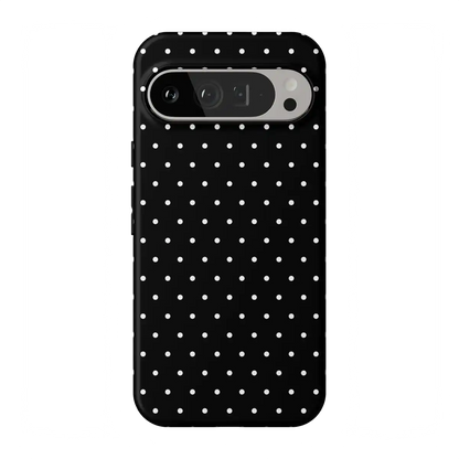 On the Dot | White Polka Dot Case