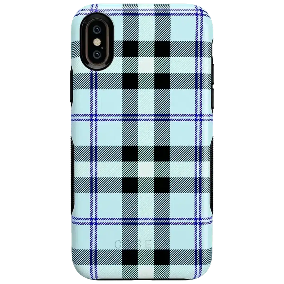 As if! | Light Blue Plaid Case