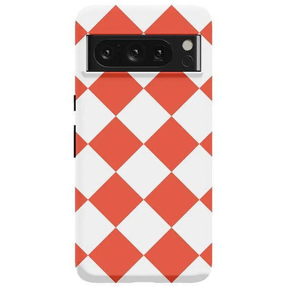 Red Checkerboard | High Contrast Design Case