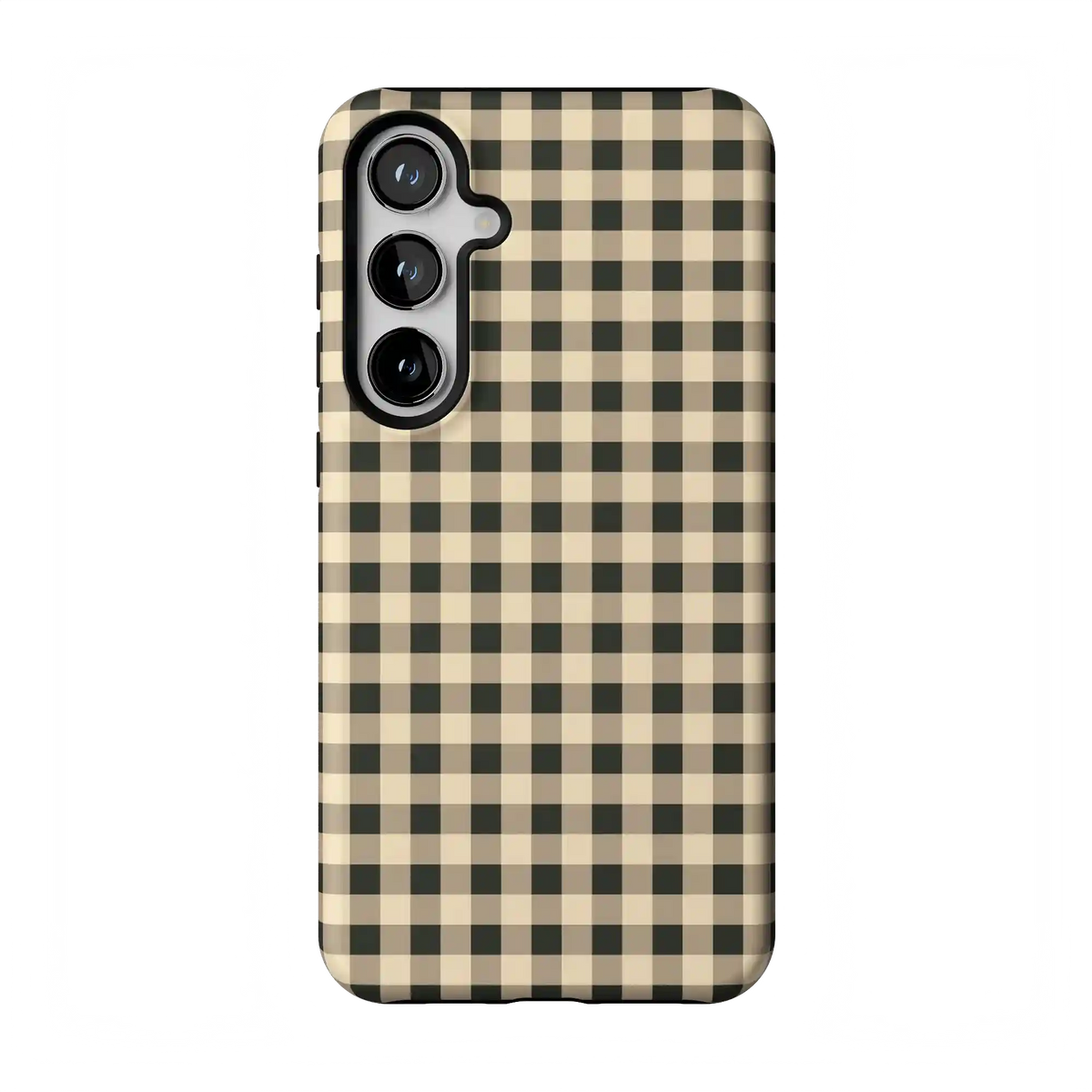 Cedar Lane | Black & Cream Gingham Case