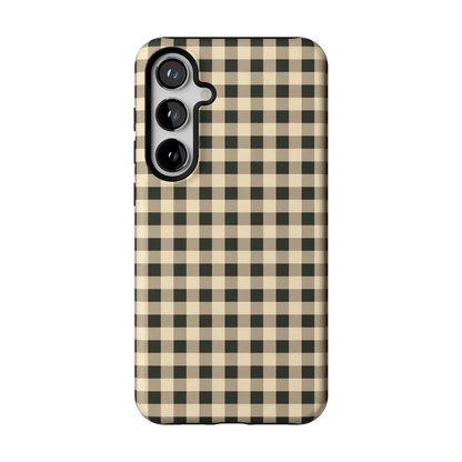 Cedar Lane | Black & Cream Gingham Case