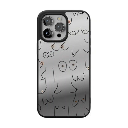 I'm With Her | Black & White Boobs Case