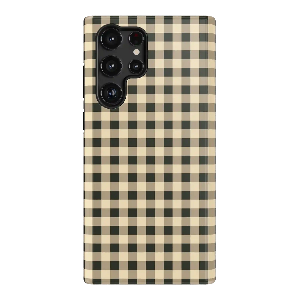 Cedar Lane | Black & Cream Gingham Case