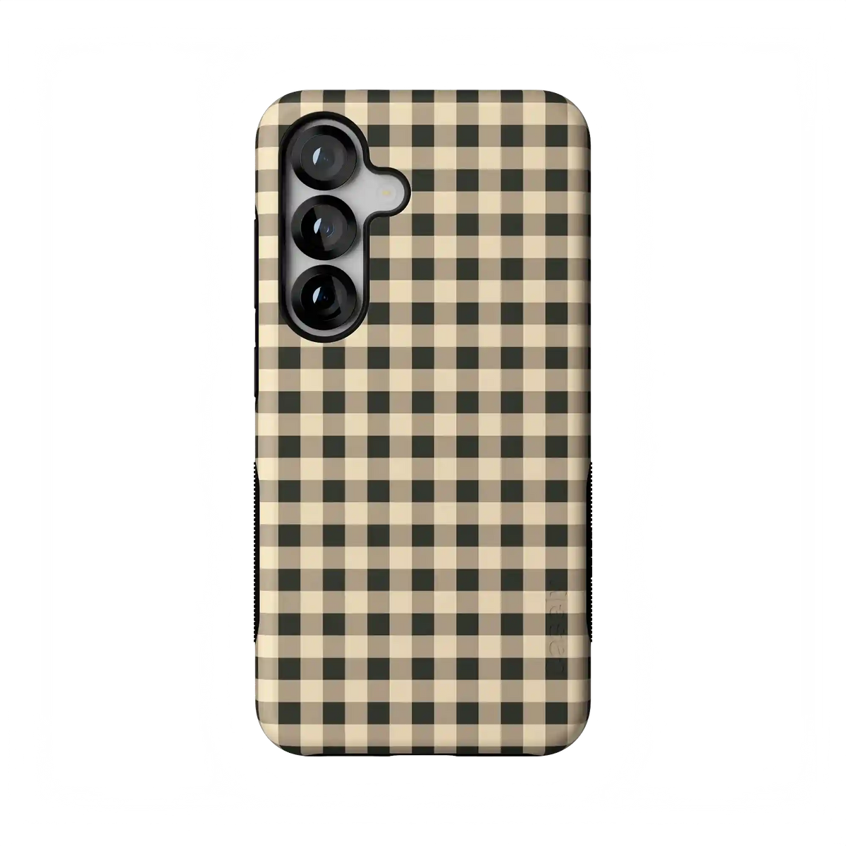 Cedar Lane | Black & Cream Gingham Case