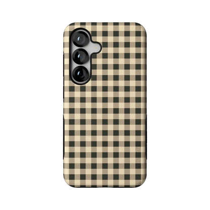 Cedar Lane | Black & Cream Gingham Case