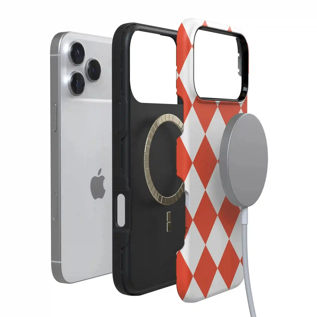 Red Checkerboard | High Contrast Design Case
