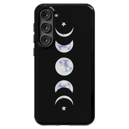It's Just a Phase | Marble Moon Samsung Case