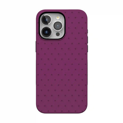 On the Dot | Plum Polka Dot Case