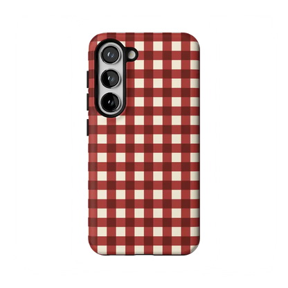 Checked Twice | Red Plaid Case