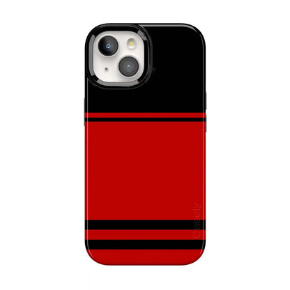 Storm Warning | Black & Red Stripes Case
