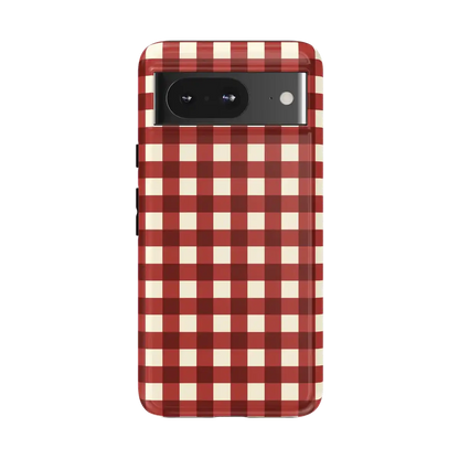 Checked Twice | Red Plaid Case