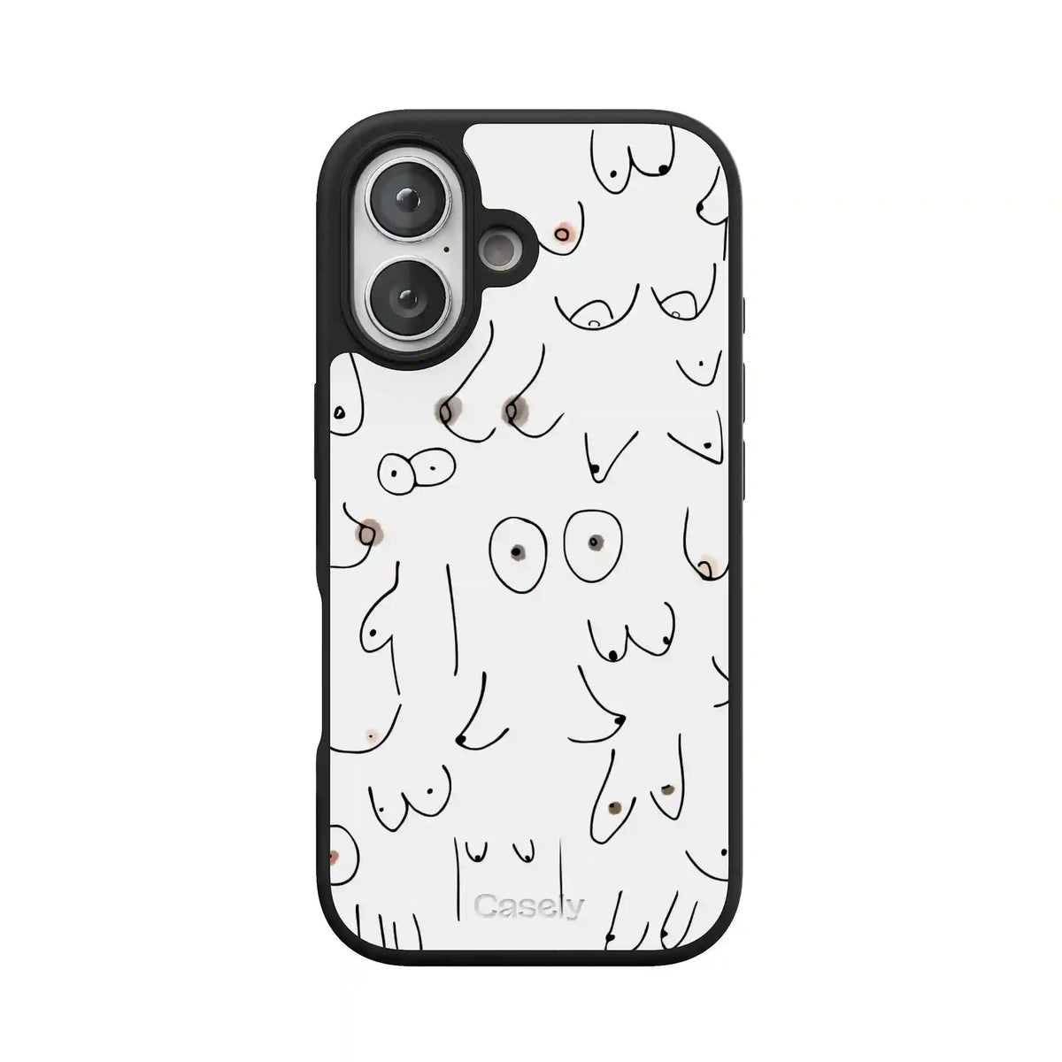 I'm With Her | Black & White Boobs Case