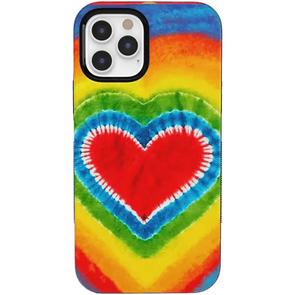 I Heart Tie Dye | Rainbow Heart Case