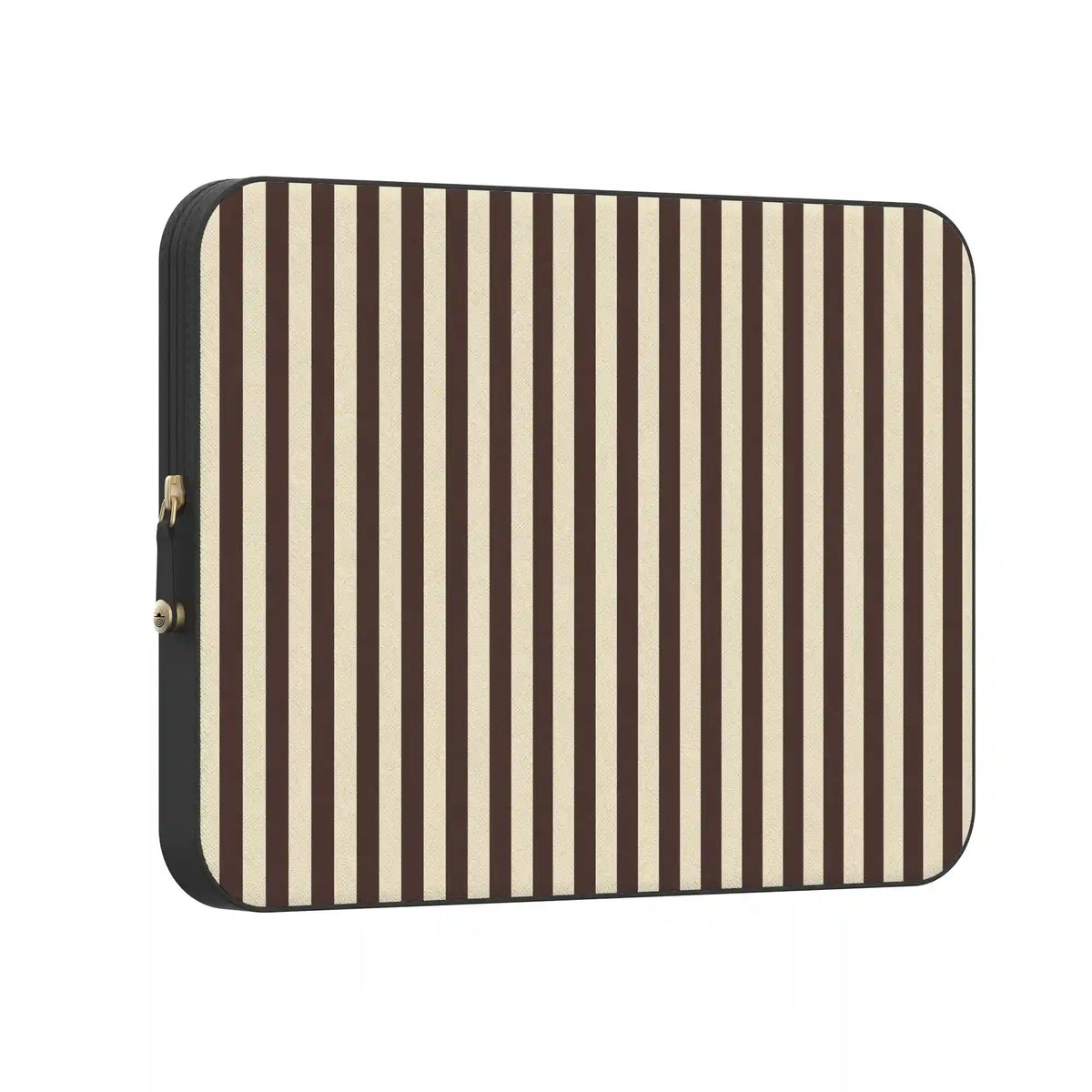 S'more Stripes | Brown Striped Laptop Case