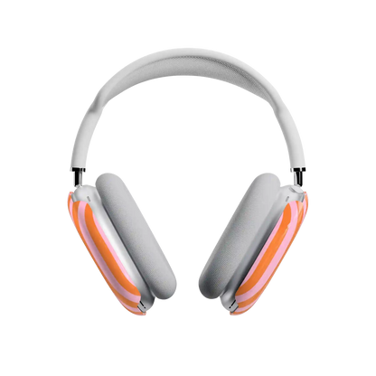 Perfect Stripes | Orange & Pink Stripes AirPods Max Case