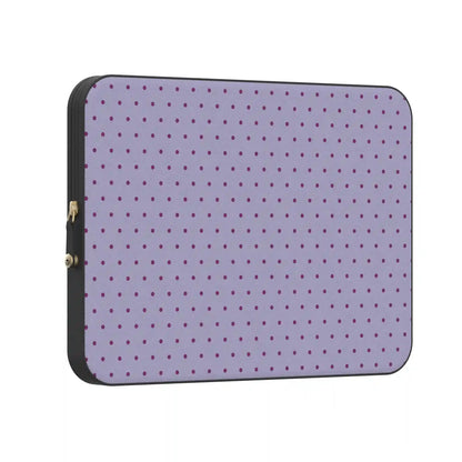 On the Dot | Purple & Plum Polka Dot Laptop Case