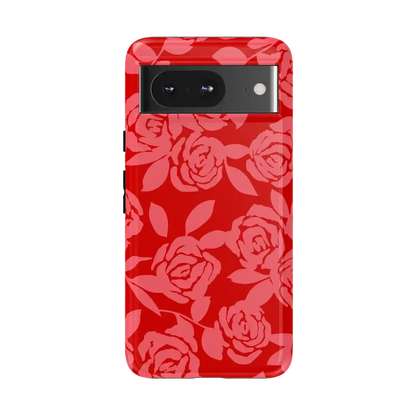 Final Rose | Red & Pink Floral Case