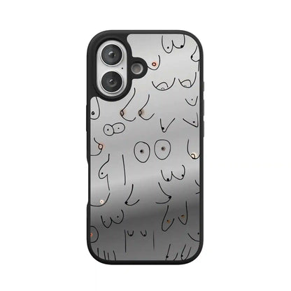 I'm With Her | Black & White Boobs Case
