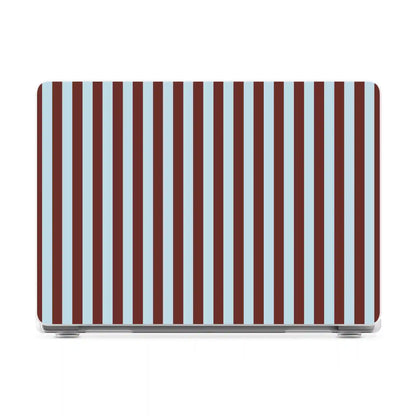 Sunday in Brooklyn | Blue Stripes Laptop Shell