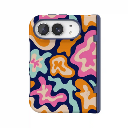 Midnight Color Splash | Abstract Retro Case