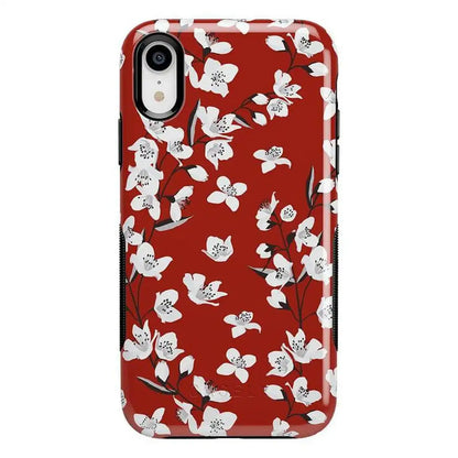 Floral Forest | Red Cherry Blossom Floral Case