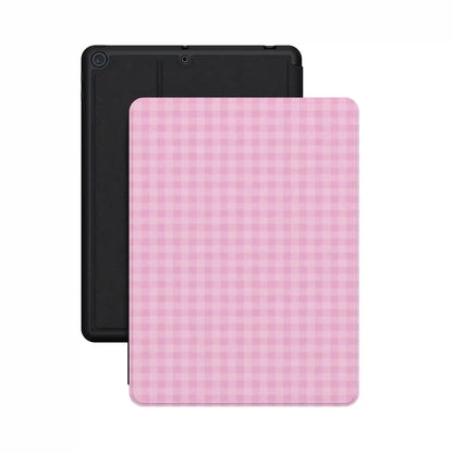 Sweet Jam | Light Pink Gingham iPad Case