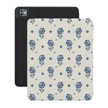 Seaside Stitch | Vintage Roses iPad Case
