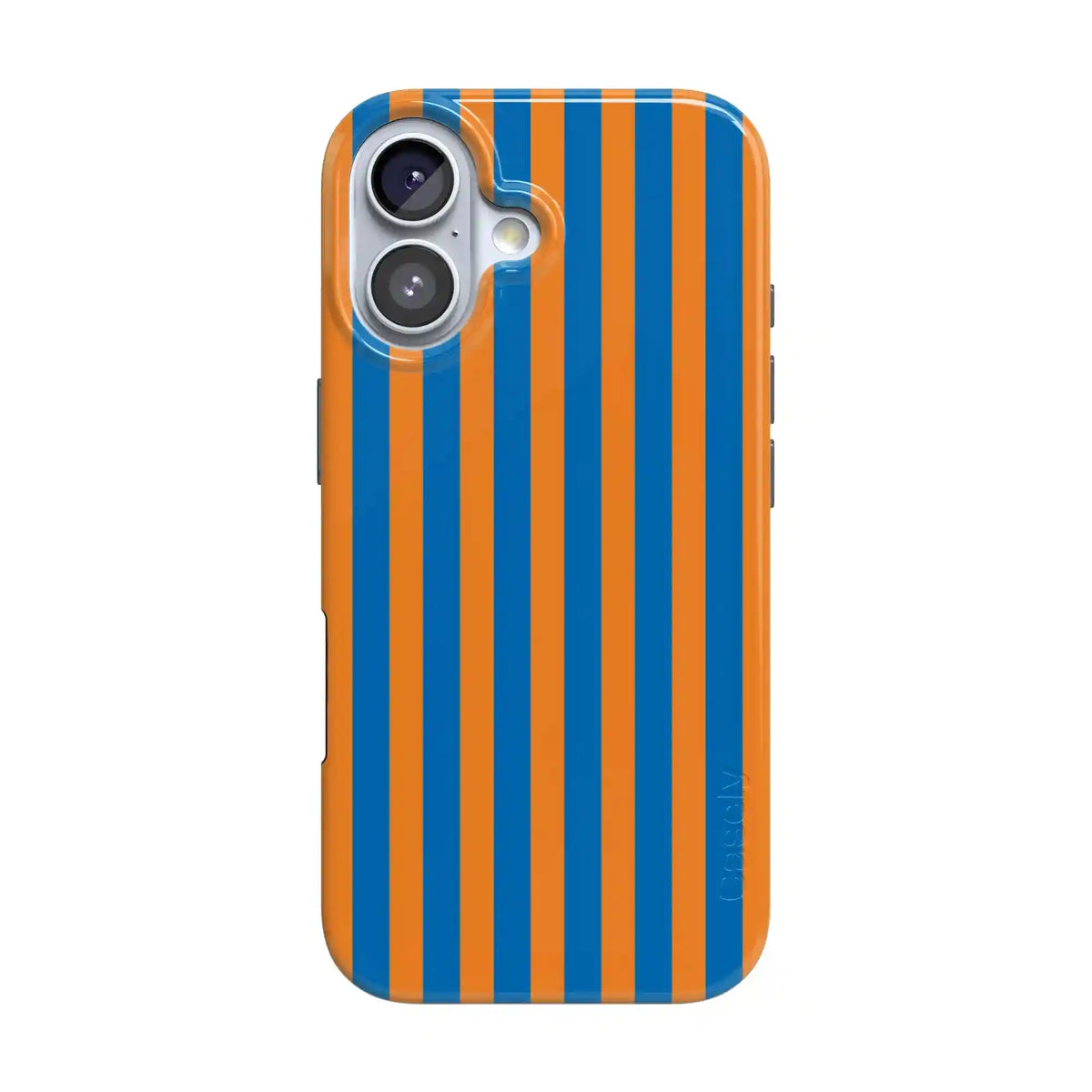 Go New York | Blue & Orange Stripes Case