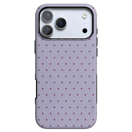 On the Dot | Purple & Plum Polka Dot Case