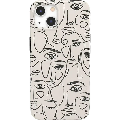 We're All Human | Minimal Face Art Case